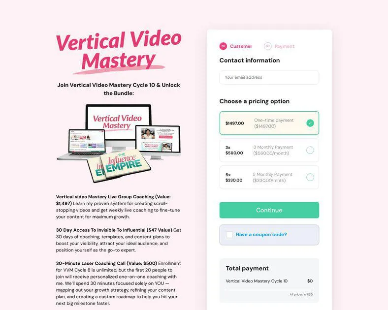 Vertical Video Mastery Cycle 10